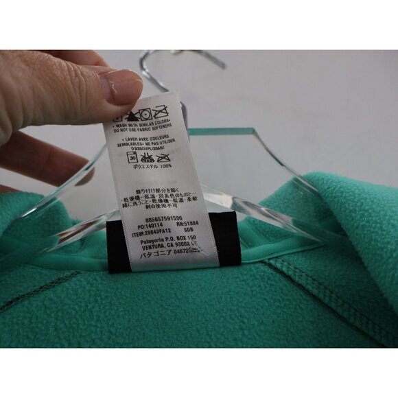 Patagonia Women’s Slopestyle Hoody Brown Aqua Size XS Softshell Full Zip Jacket - Picture 14 of 16